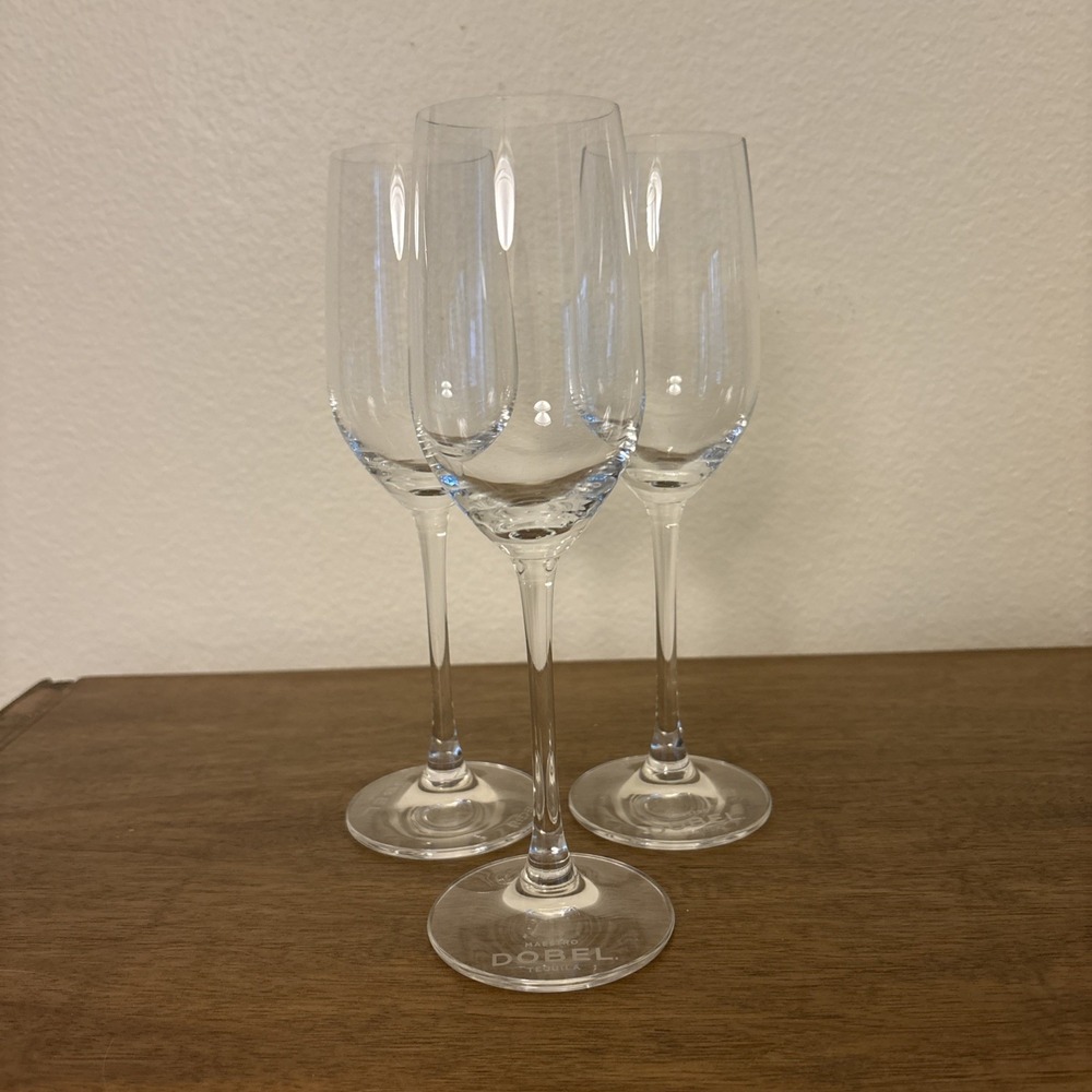 Riedel Bar Tequila Flutes - Dobel Tequila Limited Run - Set Of 3